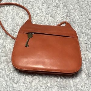 Tan fossil purse
